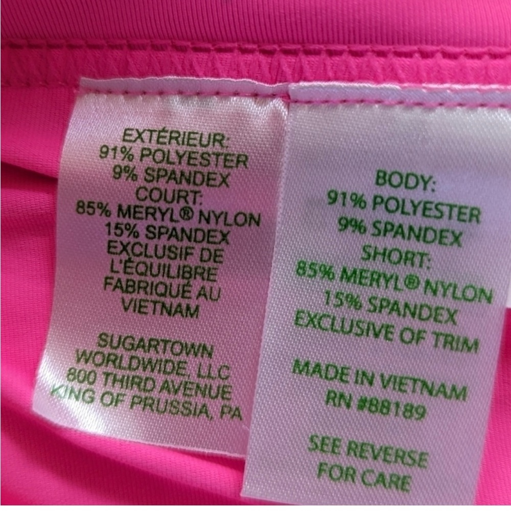 Lilly Pulitzer Fairway Performance Pink Twill Skort | Size 2